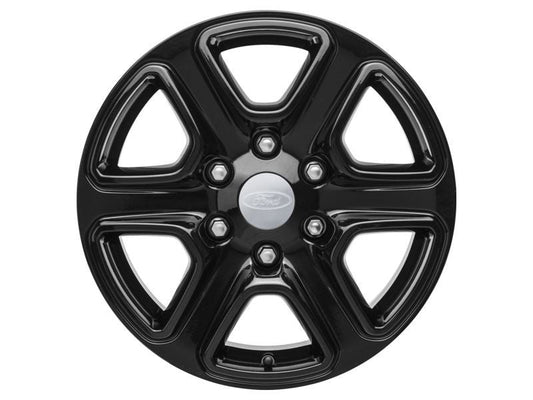 RANGER TKE 17" ALLOY WHEEL 6X2-SPOKE DESIGN PANTHER BLACK FINISH 2011-2023