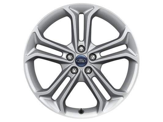 FOCUS 19" ALLOY WHEEL 5X2-SPOKE DESIGN SILVER FINISH 2014-2019