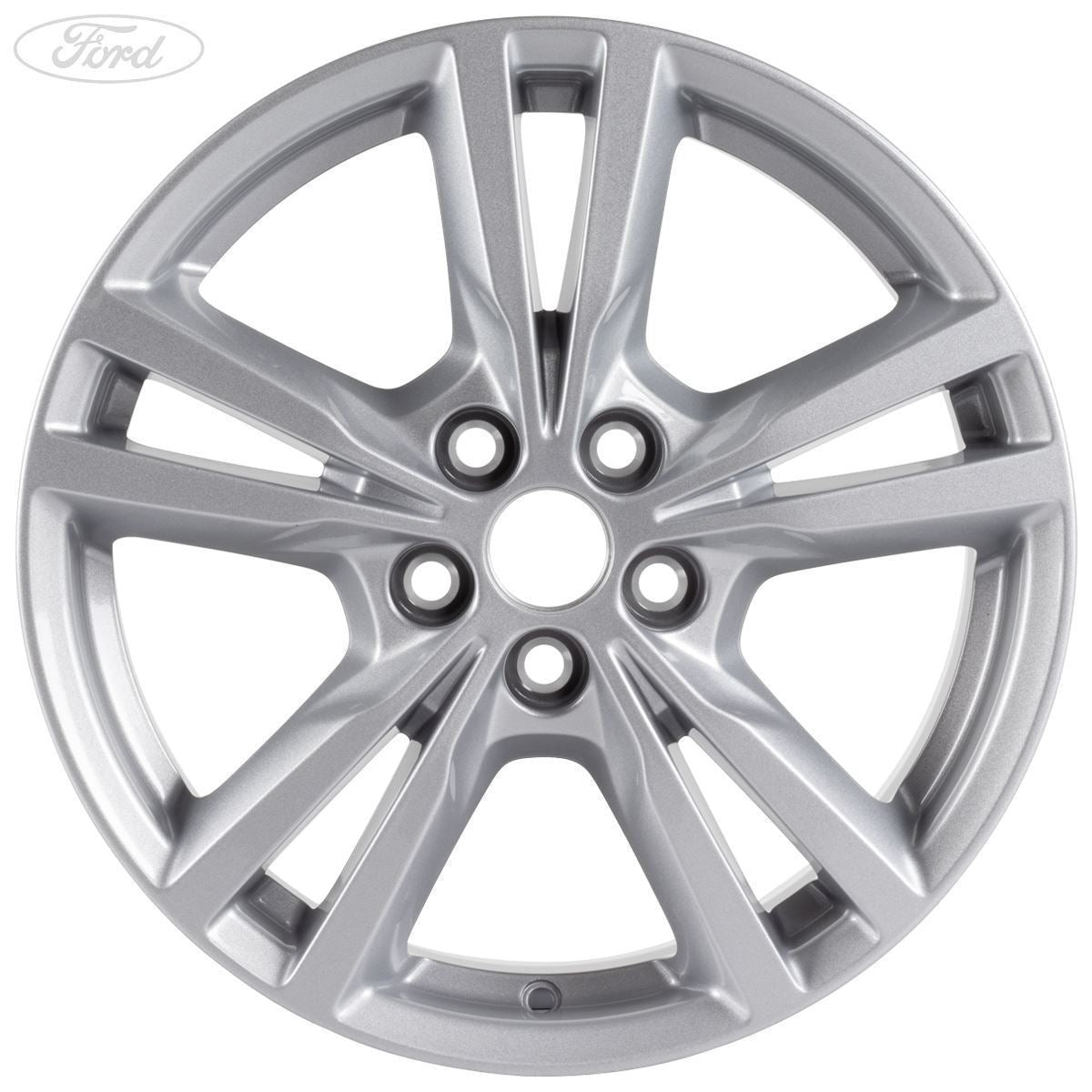 GALAXY S-MAX 17" SET OF 4 ALLOY WHEEL 5X2-SPOKE DESIGN SPARKLE SILVER FINISH 2015-2023