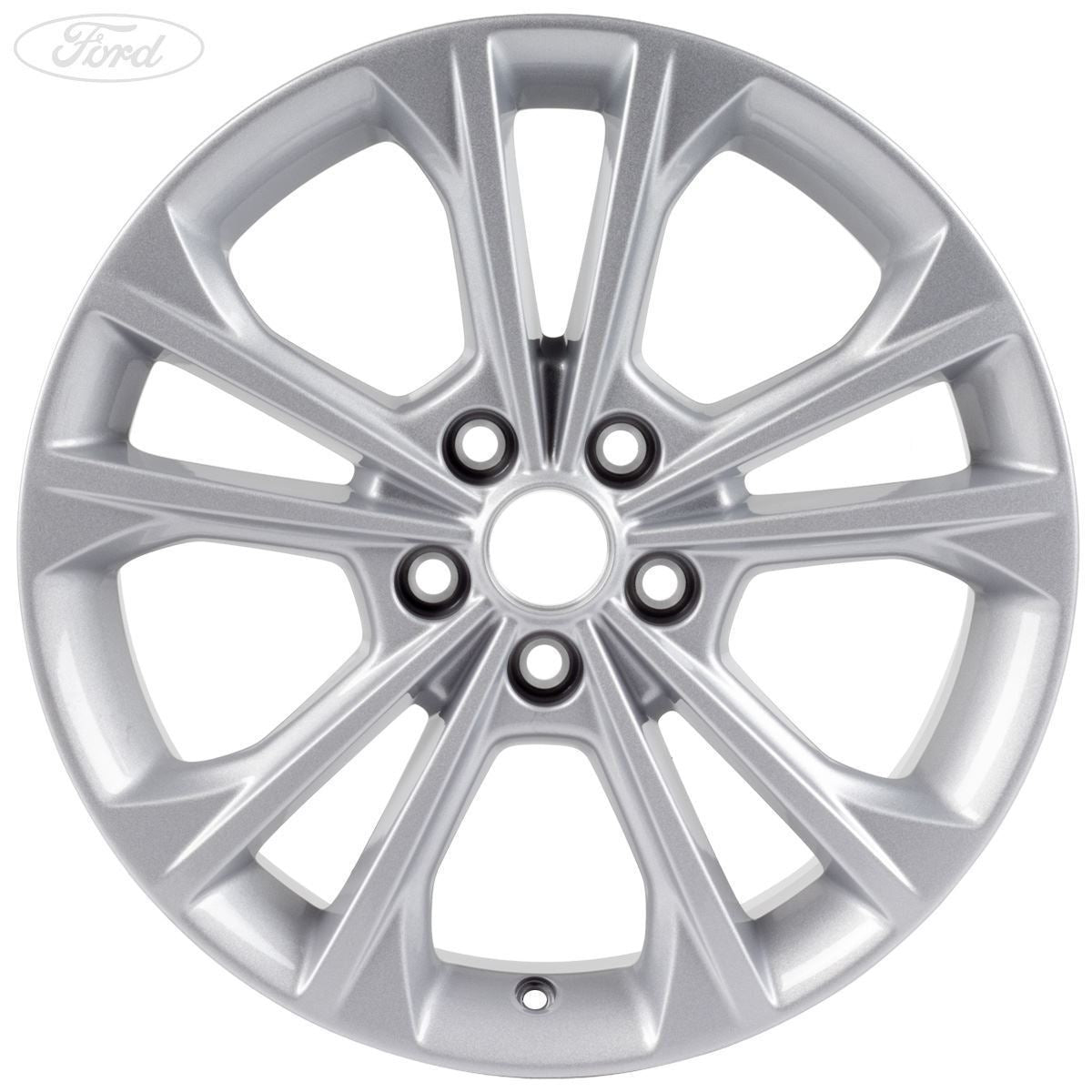 KUGA 17" SET OF 4 ALLOY WHEEL 5X2-SPOKE DESIGN SILVER FINISH 2016-2020