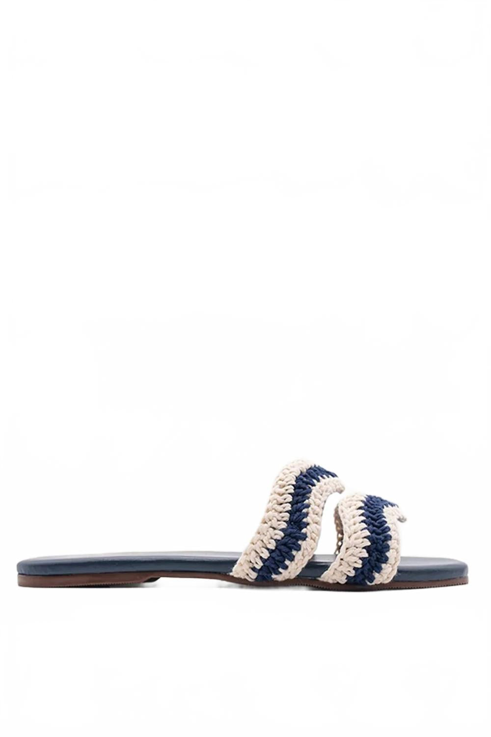 Women's Tansy Slide Sandals In Navy