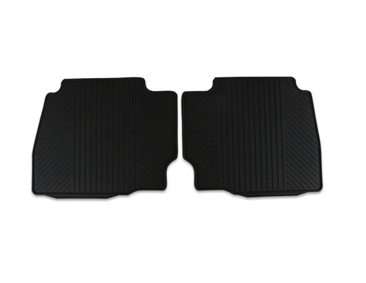 MONDEO REAR RUBBER FLOOR MATS BLACK ALL-WEATHER CONTOURED BLACK 2010-2014 1458296