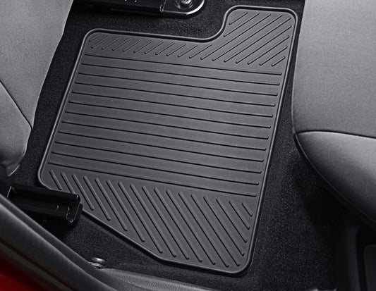 FOCUS ELECTRIC FROM 02/2010 RUBBER FLOOR MATS REAR,BLACK