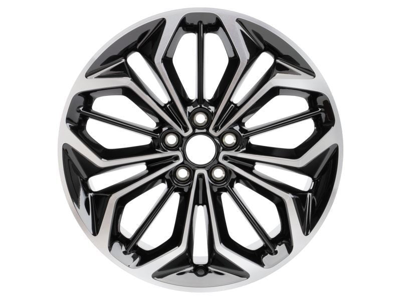 FOCUS/MONDEO 18" SET OF 4 SET OF 4 ALLOY WHEELS KATANA 5X2-SPOKE DESIGN ABSOLUTE BLACK MACHINED FINISH 2019-2022 2418533