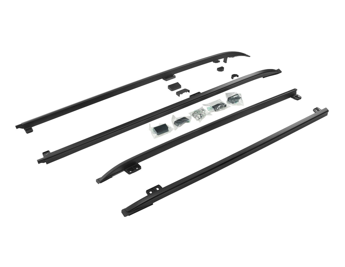 TOURNEO/TRANSIT CUSTOM LOCKABLE ALUMINIUM ROOF CROSS BARS BLACK 2023-ONWARDS 2828487