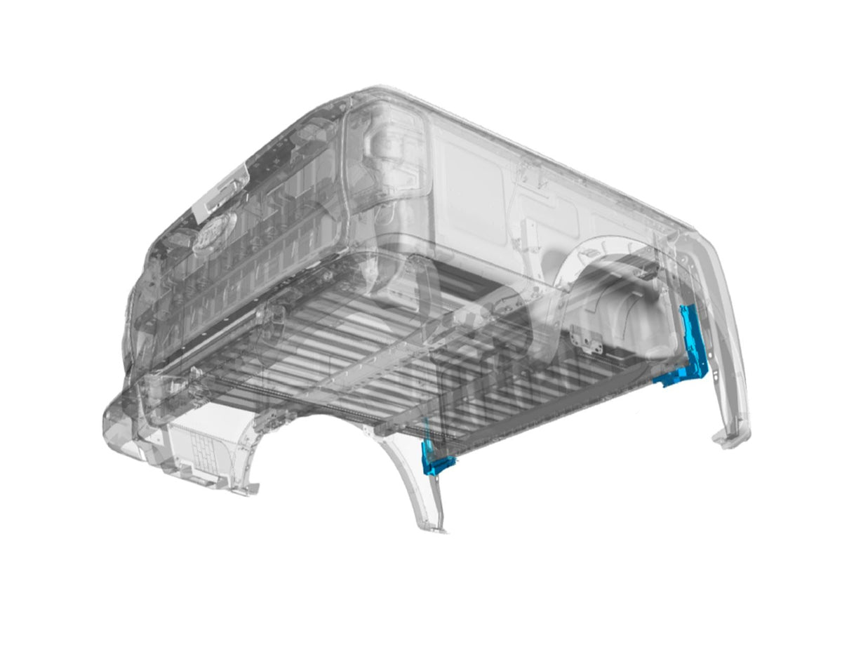 RANGER FROM 06/2022 LOAD BOX REINFORCEMENT BRACKETS