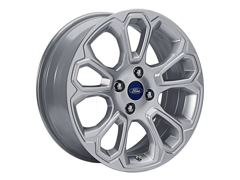 ECOSPORT 17" SET OF 4 ALLOY WHEEL 10-SPOKE DESIGN SHADOW SILVER FINISH 2017-2023