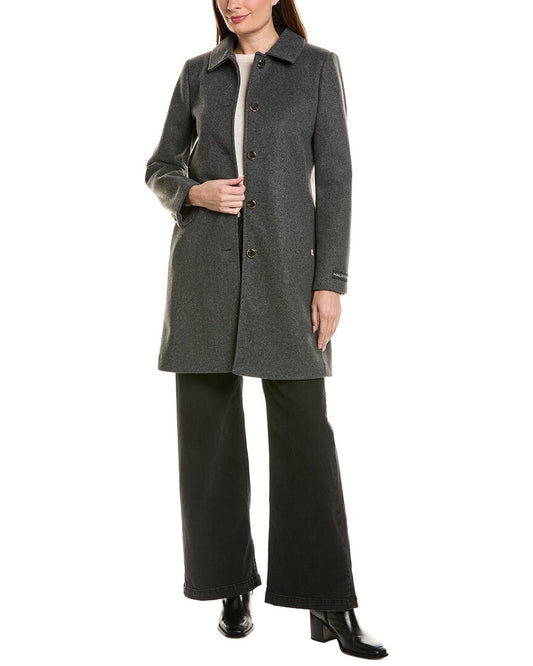 Halston Car Coat
