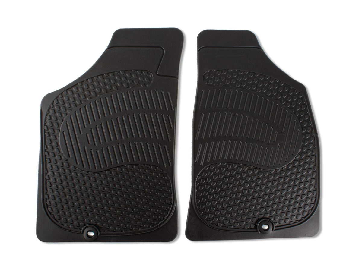 RANGER 01/2006-12/2011 RUBBER FLOOR MATS FRONT,BLACK