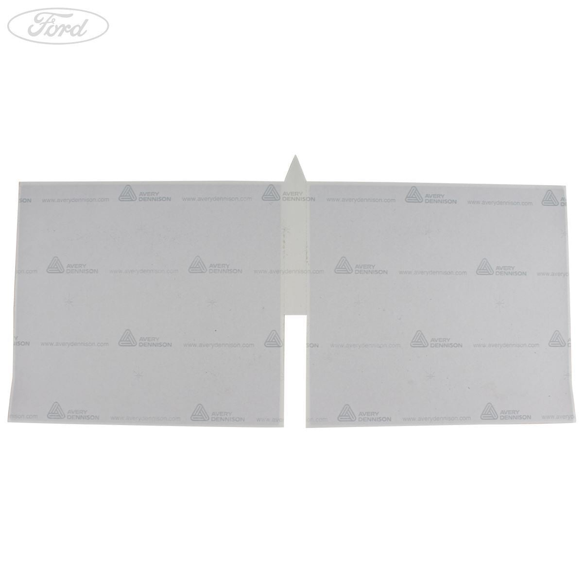FIESTA MK6 FUSION RACING STRIPES DECAL BLUE