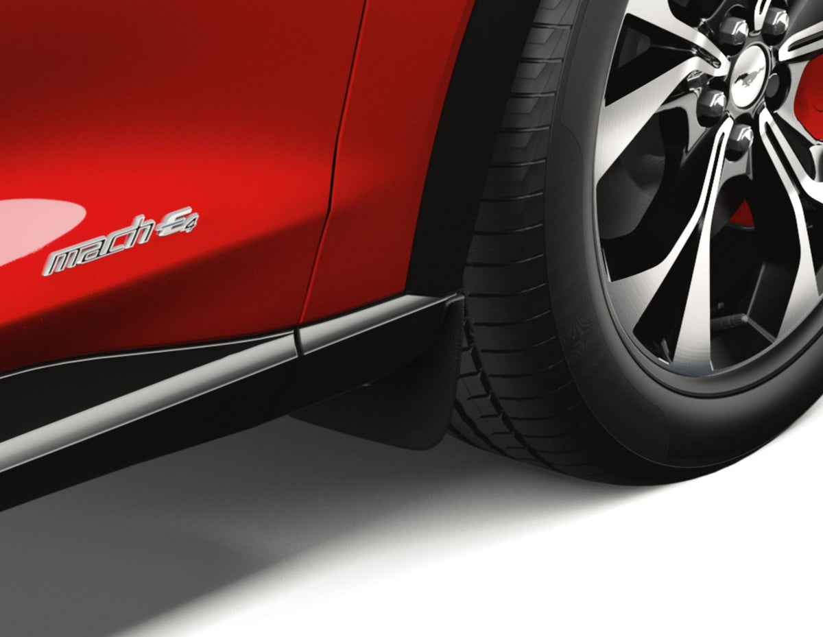 MUSTANG MACH-E FRONT MUD FLAPS CONTOURED SPLASH GUARDS 2020-ONWARDS