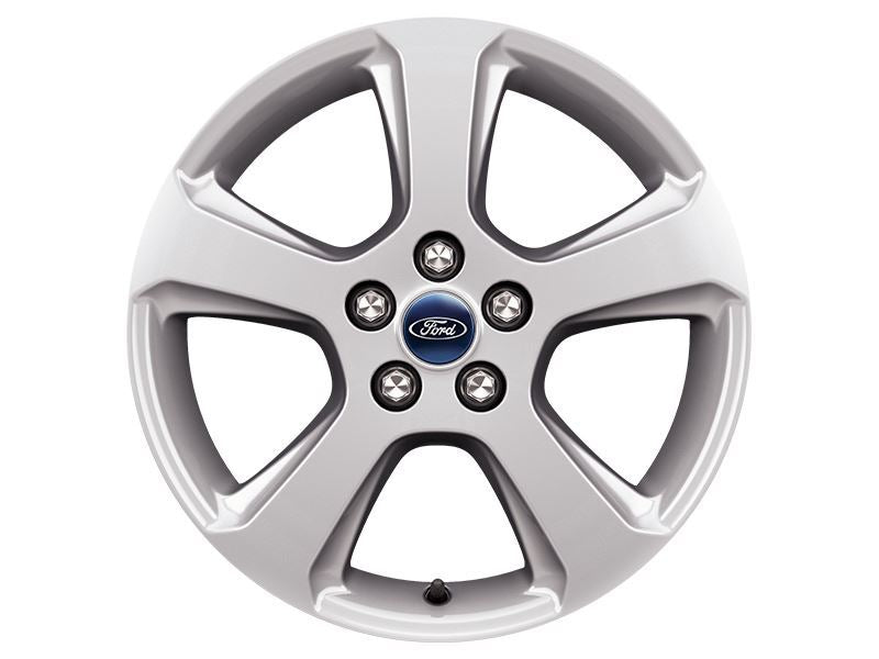 GALAXY S-MAX 17" ALLOY WHEEL 5-SPOKE DESIGN SPARKLE SILVER FINISH 2015-2023