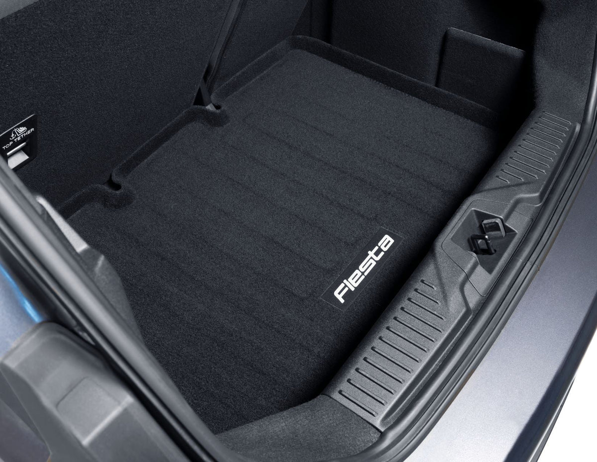 FIESTA BOOT FLOOR MAT REVERSIBLE LOAD COMPARTMENT LINER WITH LOGO 2017–2023