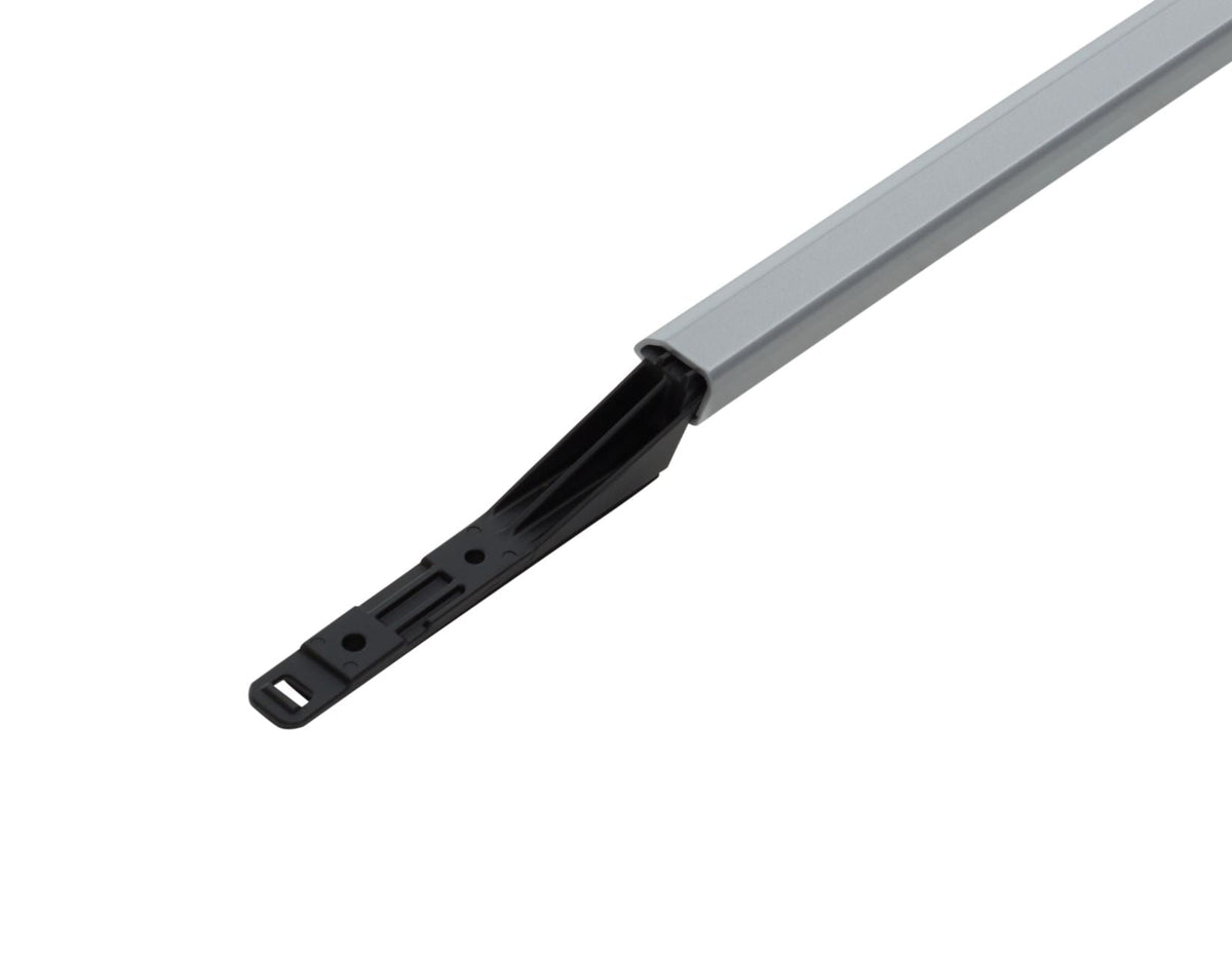 TRANSIT TOURNEO COURIER ROOF RAIL SINGLE O/S DRIVER SIDE SILVER FINISH 2023-ONWARDS