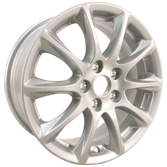 MONDEO 16" SET OF 4 ALLOY WHEEL 10-SPOKE DESIGN SPARKLE SILVER FINISH 2014-2022