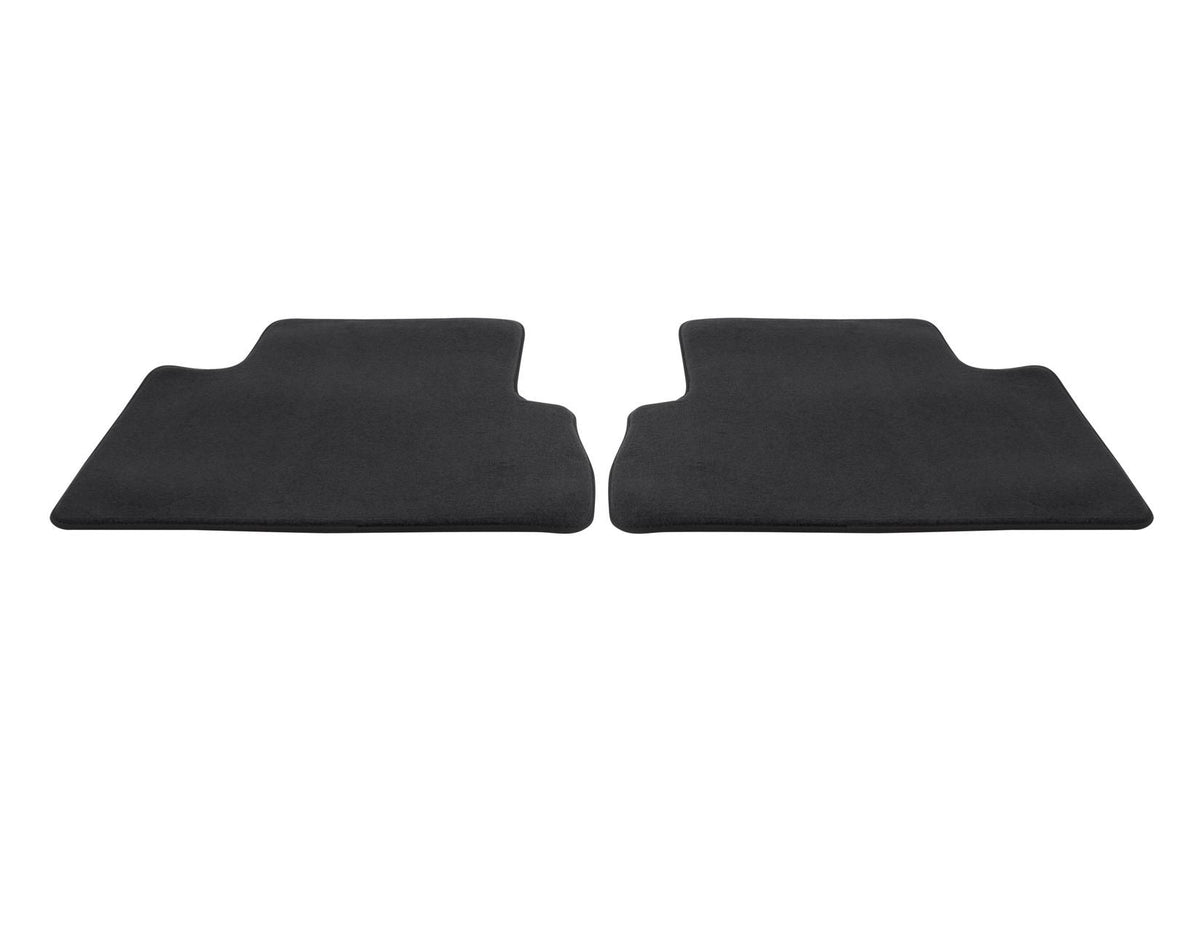 C-MAX REAR VELOUR CARPET FLOOR MATS CONTOURED BLACK WITH BLACK NUBUK SURROUND 2010-2015