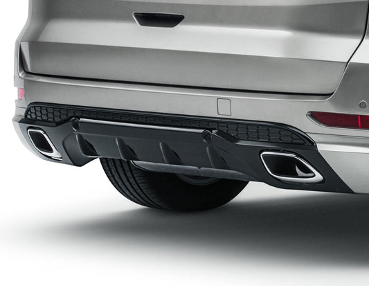 S-MAX REAR BUMPER VALANCE GLOSS BLACK FOR VEHICLES WITH DUAL EXHAUST & REAR PARKING AID 2015-2023