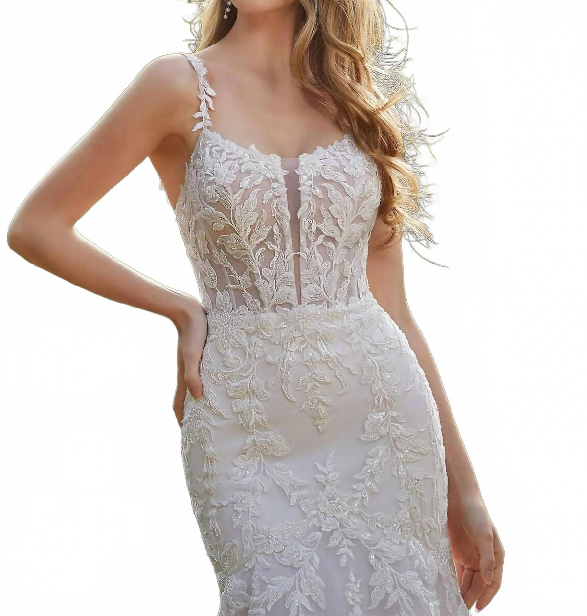 Miranda Wedding Maxi Dress In Ivory Porcelain