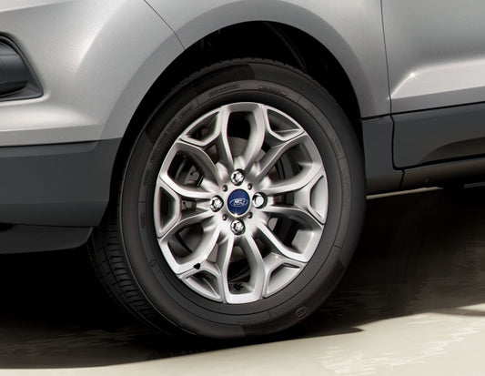 ECOSPORT 16" ALLOY WHEEL 6X2-SPOKE DESIGN SPARKLE SILVER FINISH 2013-2017