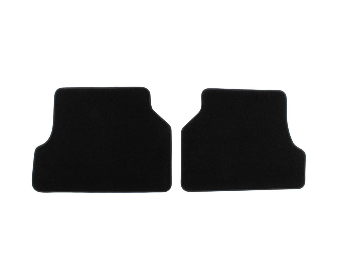 FOCUS REAR VELOUR CARPET FLOOR MATS CONTOURED BLACK 2004-2011