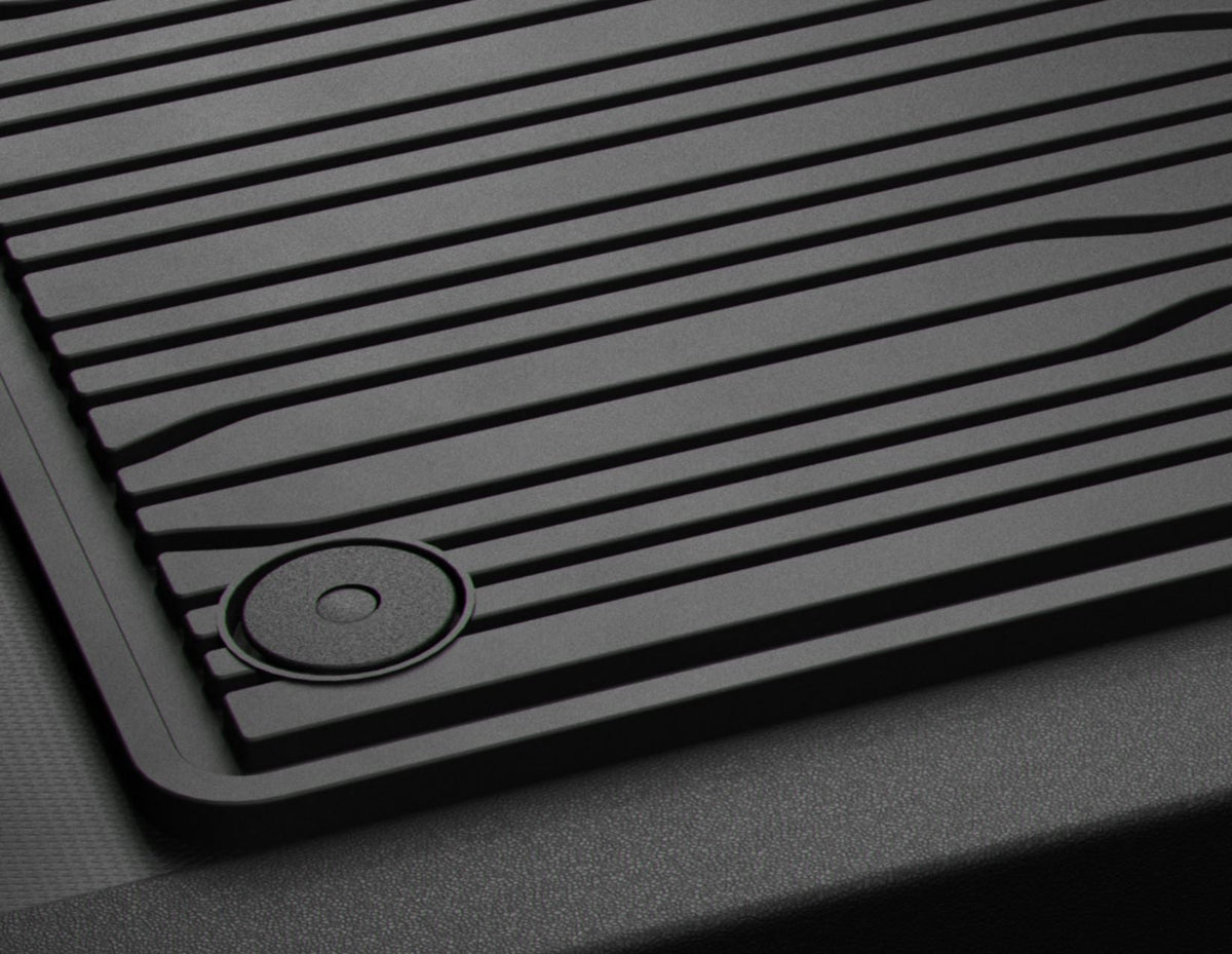 TRANSIT CUSTOM FROM 09/2023 RUBBER FLOOR MATS FRONT,BLACK