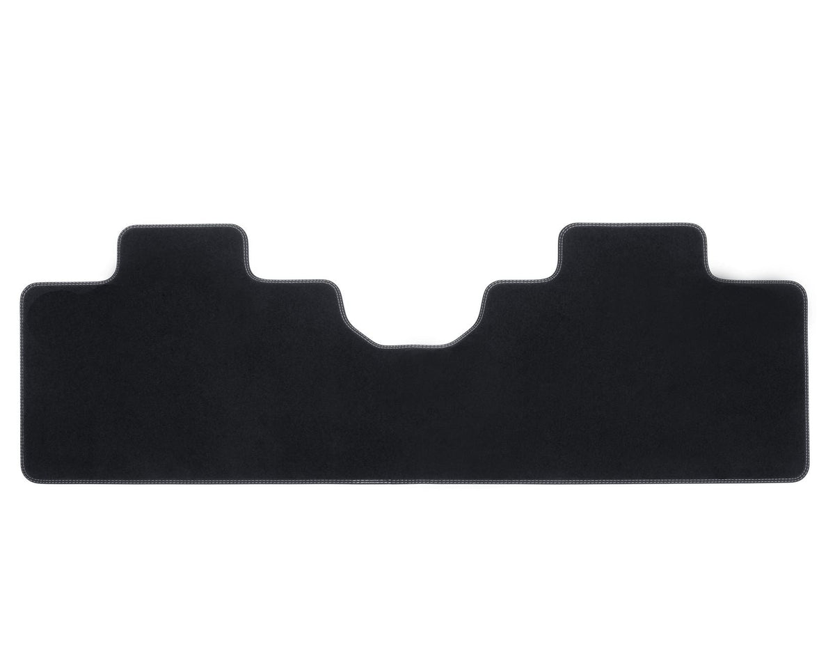 MUSTANG MACH-E REAR VELOUR CARPET FLOOR MAT CONTOURED SINGLE PIECE BLACK 2020-ONWARDS