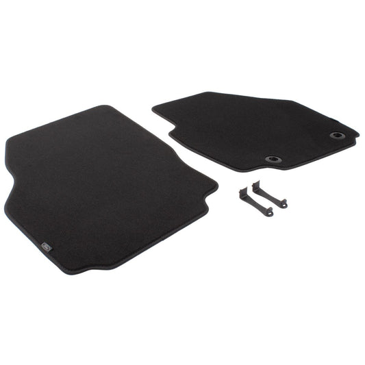 MONDEO FRONT VELOUR CARPET FLOOR MATS CONTOURED SET EBONY 2007-2012