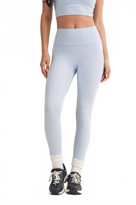 Aligned Performance High-Rise Leggings In Blue