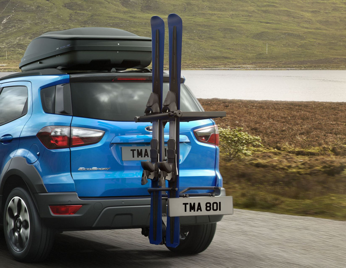 MOTTEZ* SKI & SNOWBOARD CARRIER TOW BAR MOUNTED