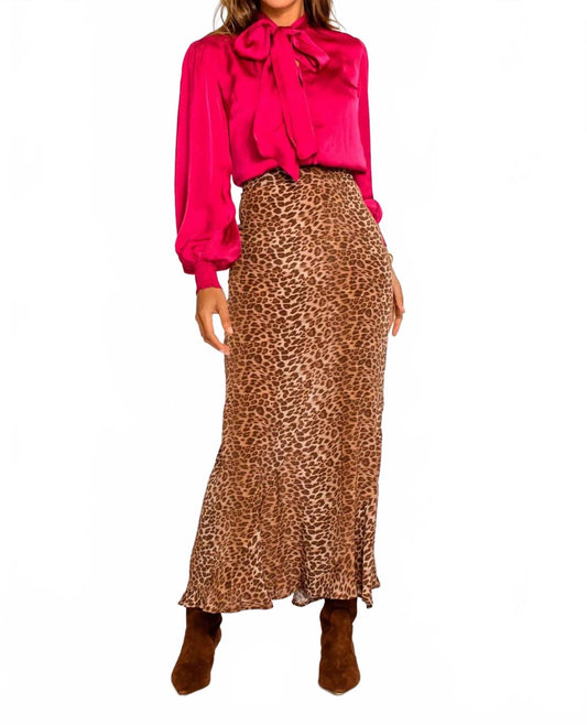 Serena Skirt In Leopard