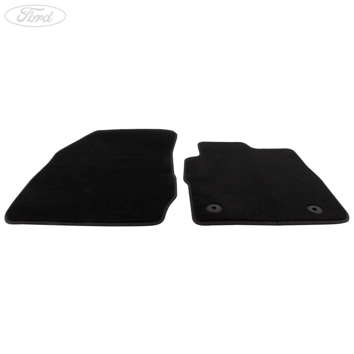FIESTA GALAXY S-MAX FRONT CARPET FLOOR MATS CONTOURED BLACK 2012-2019