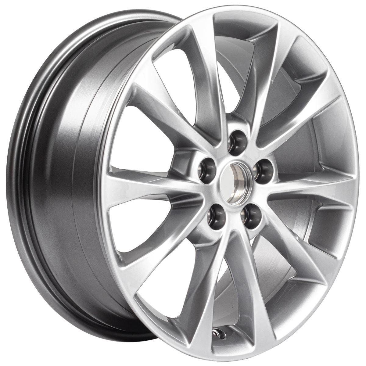 MONDEO 17" ALLOY WHEEL 5X2-SPOKE DESIGN LUSTRE NICKEL FINISH 2019-2022