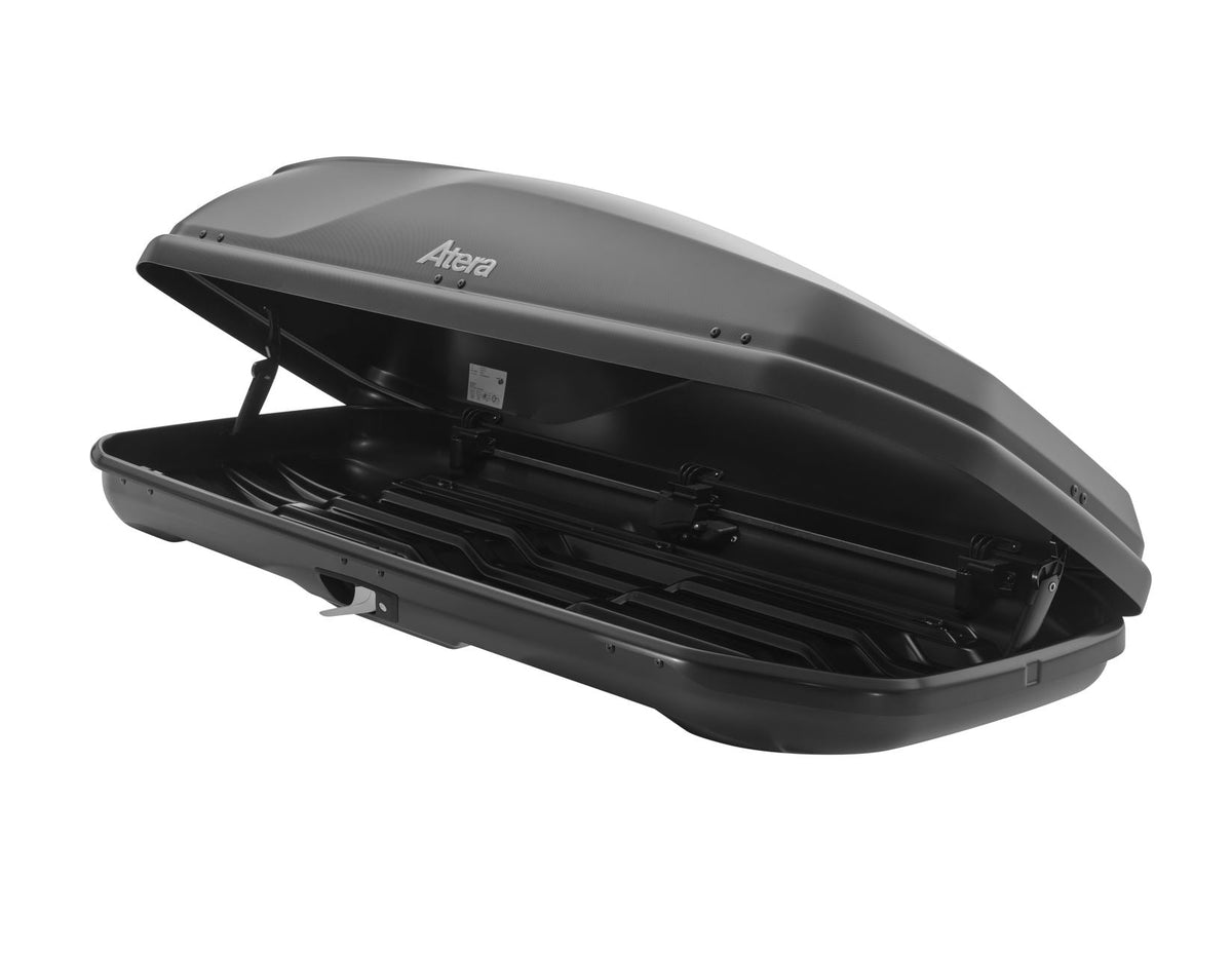 ATERA* CASAR L 420L ROOF BOX LOCKABLE DUAL OPENING LAVA STRUCTURED